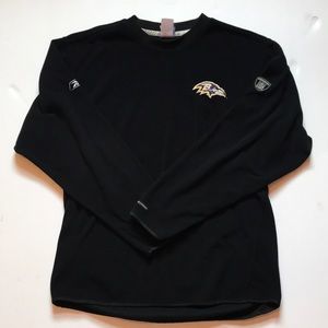 Ravens NFL Reebok Black Pullover.